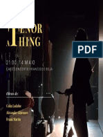 Tenor Recital poster example