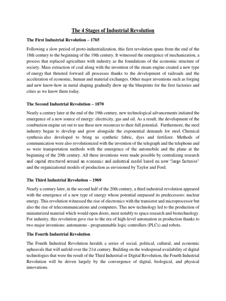 Industrial Revolution | PDF | Industrial Revolution | Economies