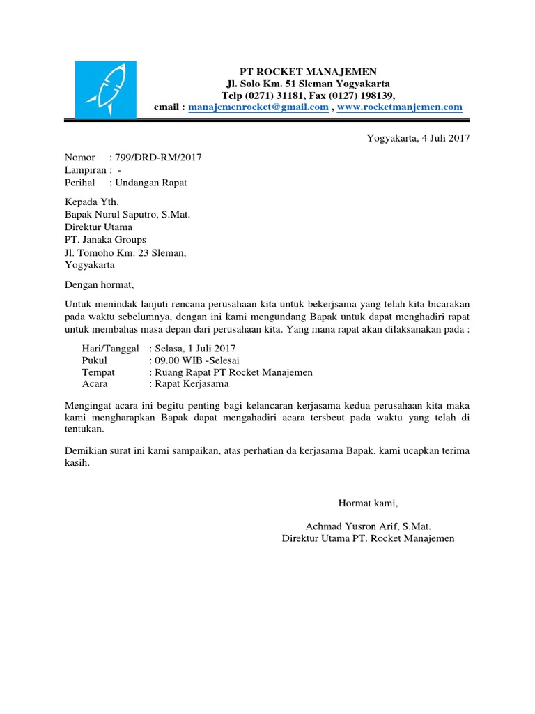 Contoh Surat Dinas Undangan Rapat Perusahaan - 37 Contoh Surat Undangan Osis Perusahaan Sekolah Rt Dan Desa : Contoh surat dinas sekolah untuk undangan rapat.