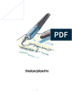 PARAGRAPH-Student's Copy