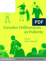 (Cambridge Studies On Child and Adolescent Health) Chris Hayward - Gender Differences at Puberty-Cambridge University Press (2003)