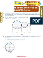 Problemas de longitud de circunferencia y perímetro geométrico