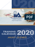 Training Calender 2020 PDF