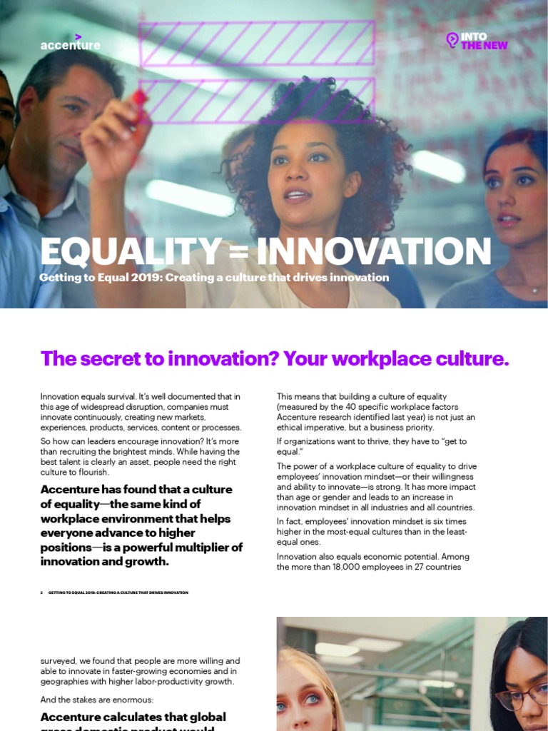 Accenture Equality For Innovation | PDF | Empowerment | Leadership