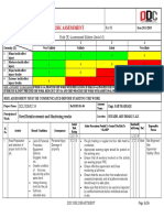 Risk Assessment For Hot Work | PDF | Welding | Construction