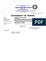 Authority To Travel Sir Chito