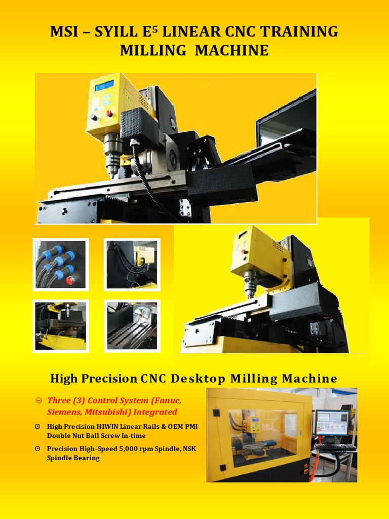 SYILL E5 CNC Milling Machine Training | PDF