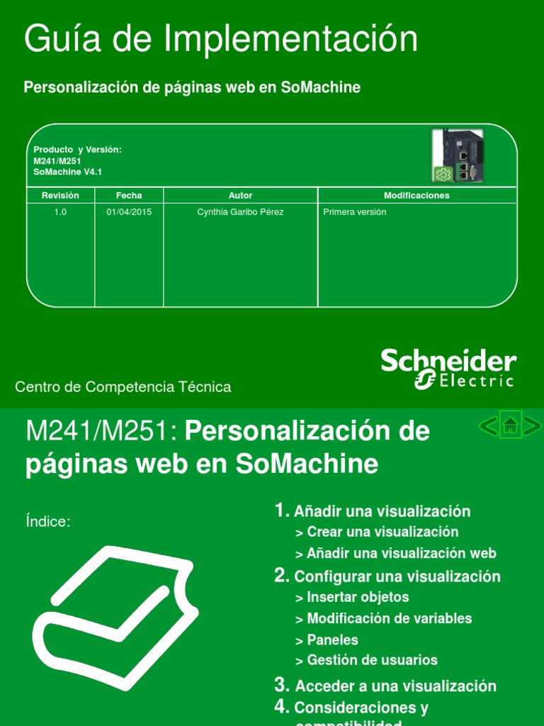 Guia Implementacion SoMachine V4 1 WebVisu PDF | PDF | Google Chrome ...