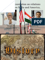 Presentation On India With America