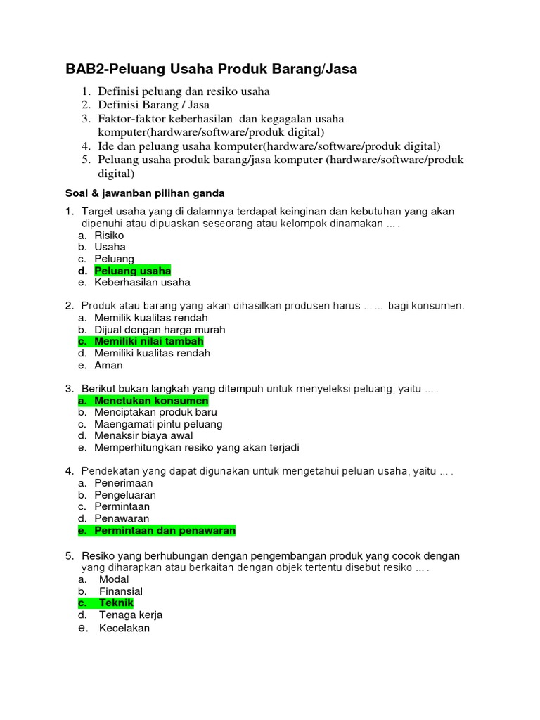 Bab 2 2 Soal Jawaban Kelompok 4