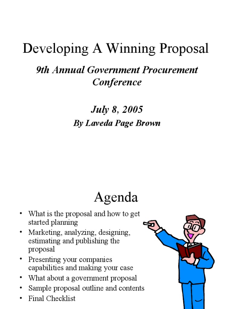 Developing A Winning Proposal | PDF | Request For Proposal | Marketing