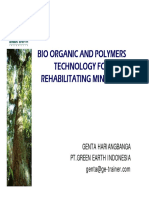 BIO ORGANIC AND POLYMERS TECHNOLOGY FOR REHABILITATING MINE [Compatibility Mode]