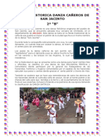 Reseña Historica Danza Cañeros de San Jacinto