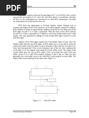 Lecture 15 Binary Coded Decimal Subtraction