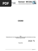 MCQS - Mid CS302 Solved PDF