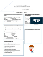 English 4 Exercise in Class 1 Present Perfect