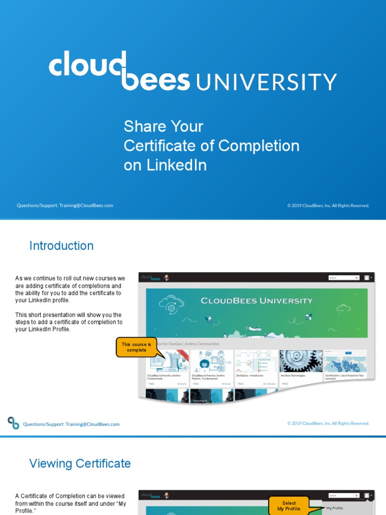 Add A Certificate To LinkedIn v3 | PDF | Linked In | World Wide Web