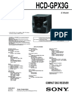 Som - Sony - MHC - GPX3 - ATC HCD-GPX3G PDF