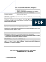 INFORME DE LA ACCIÓN IMPLEMENTADA. (Taty Valdivia) 3 y 4º Añp