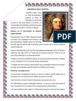 Biografia Isacc Newton