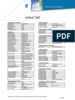 Standard Colour List PDF