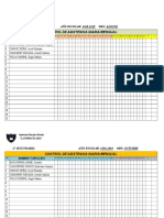 Control de Asistencia Diario Por Meses Editable