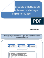 Building A Capable Organization-The Eight Levers of Strategy Implementation