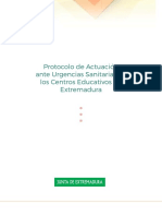 Protocolo Urgencias en Centros Educativos