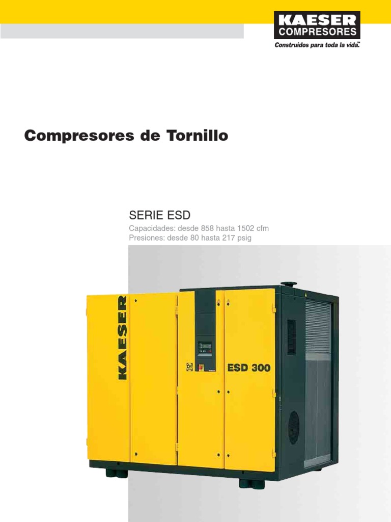 Compresores Kaeser PDF Engranaje Tanques