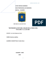 Determinacion de La Acidez Del Vinagre y La Leche PDF