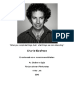 Charlie Kauffman, en essä om en modern manusförfattare