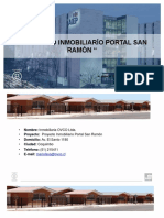 Proyecto Inmobiliario Portal San Ramon