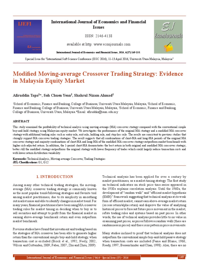 Moving Average PDF | PDF | Technical Analysis | Efficient Market Hypothesis