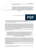 Interacción Entre La Perspectiva Epistemologica de Las Enfermeras Educadoras y Los Pacriticpantes...