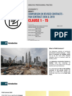 Comparison On PAM Contract 2006 & 2018 - Group 1