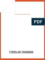 Proffesional-Types of Tender