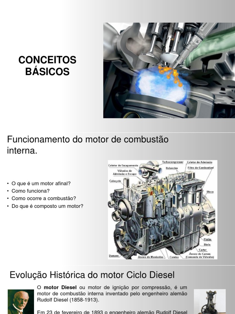 Fundamentos Básicos dos Motores a Combustão Interna | PDF | Motor de ...