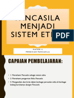 Pancasila Menjadi Sistem Etika