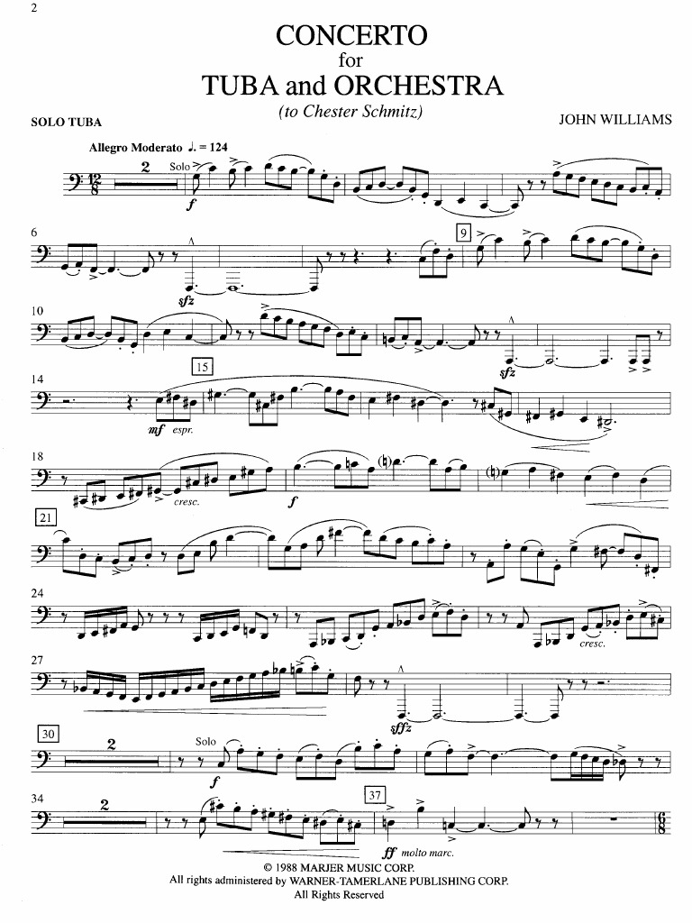Tuba Concerto John Williams PDF