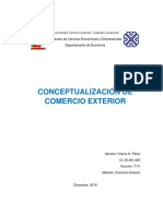 Conceptualizacion de Comercio Exterior