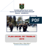 Plan Anual de Trabajo 2019 de la Institución Educativa No 30153 “María Natividad Salazar Aguilar