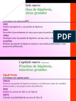 Pruebas de hipótesis sobre parámetros poblacionales