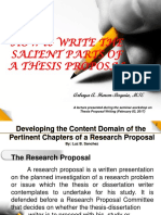 How To Write Thesis Proposal Finale