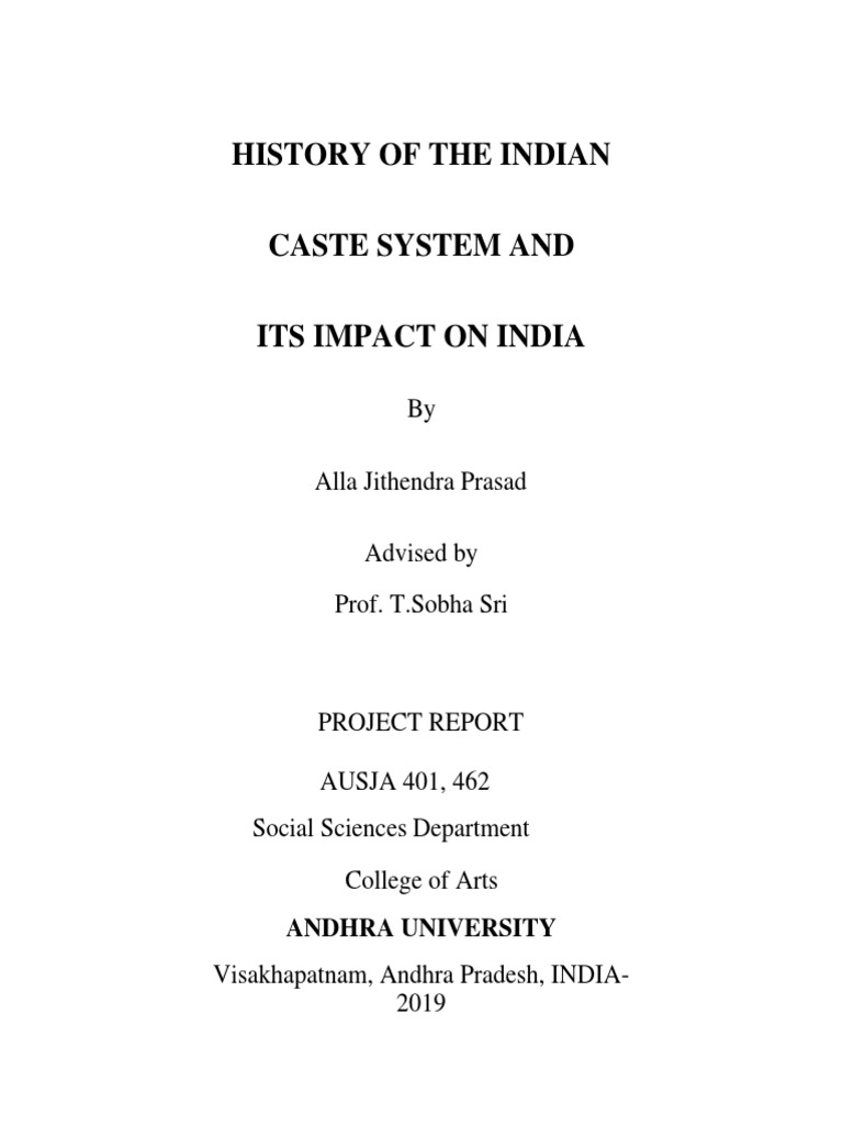 Caste System: History and Modern Impact | PDF | Dalit | Caste