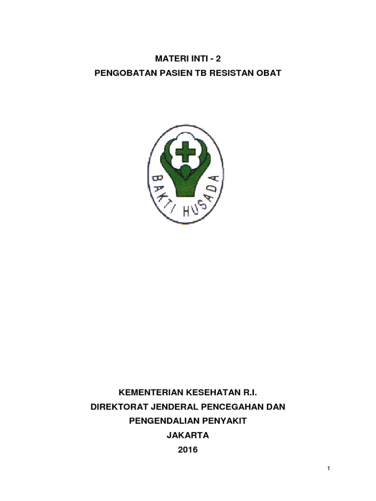 Modul Tb Terbaru Pdf Pdf Tuberculosis Drugs