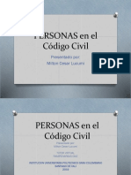 Infografia Personas en El Codigo Civil