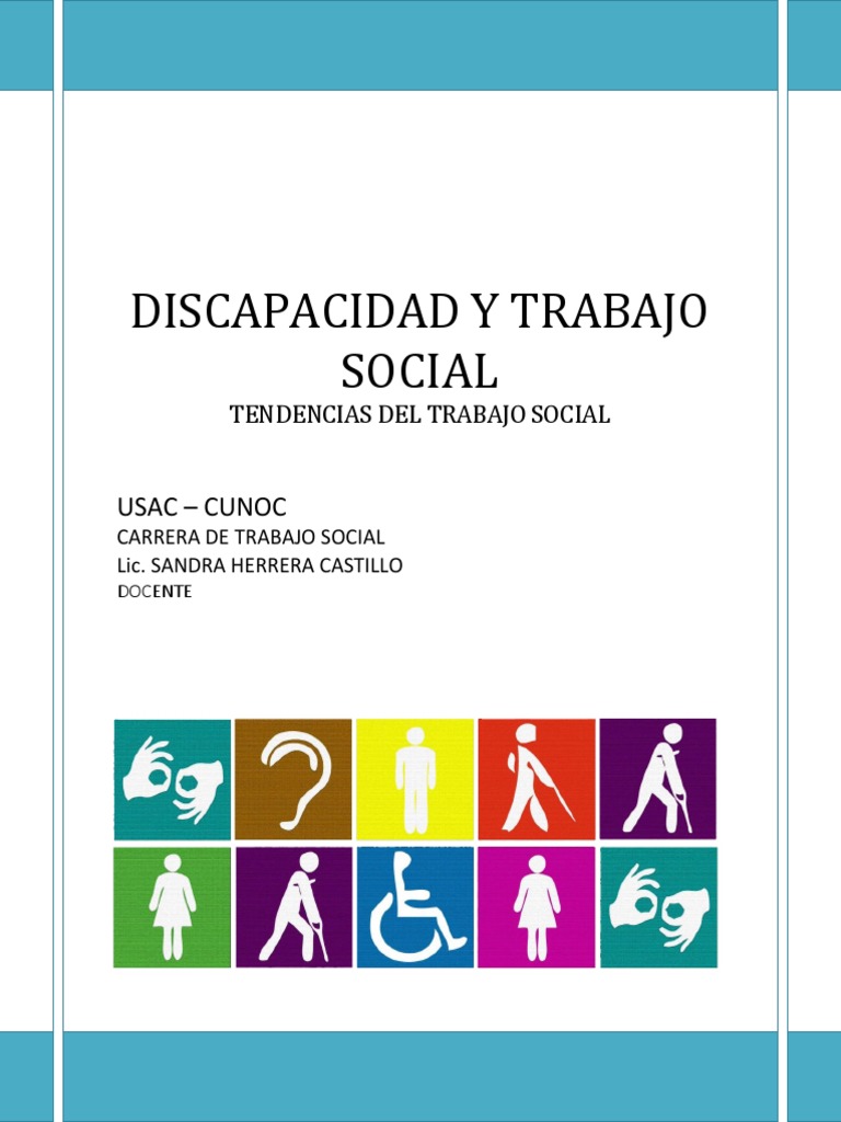 Trabajo Social y Discapacidad | PDF | Invalidez | Derechos humanos