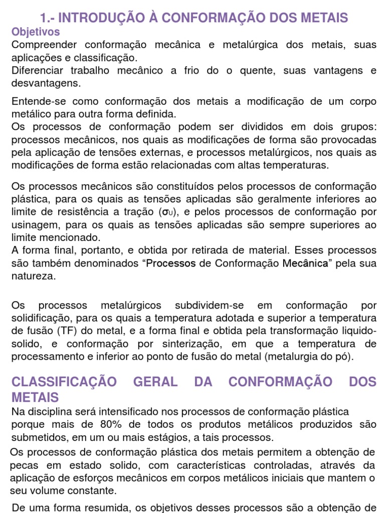 Anisotropia aplicada na conformação mecânica 