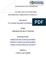 Informe de Motores Reparacion