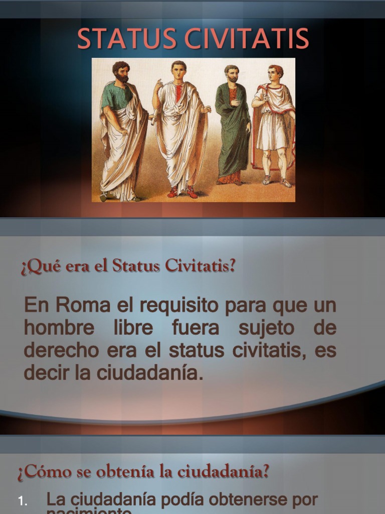 Status Civitatis | PDF | imperio Romano | Virtud